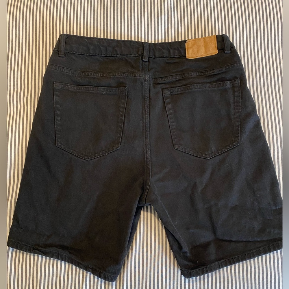 Zara Denim Shorts | Black | Men’s Boyfriend Fit